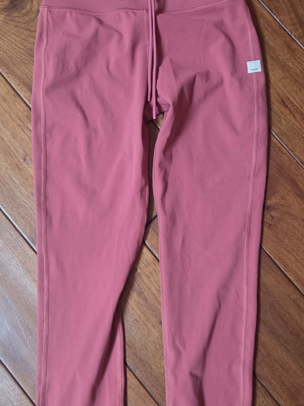 Vuori Rose Pink Drawstring Leggings